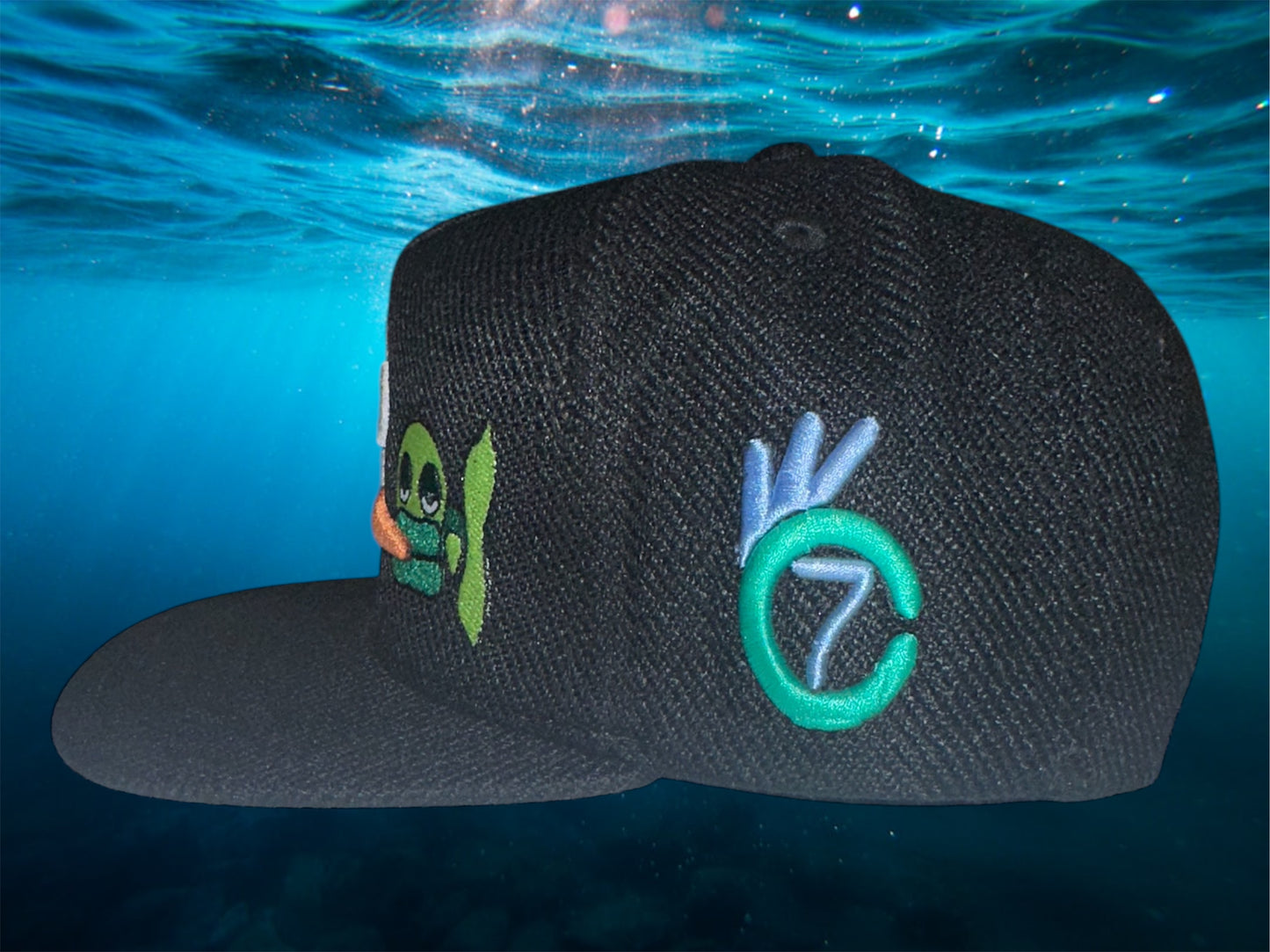 Smoking Fish Hemp Snapback